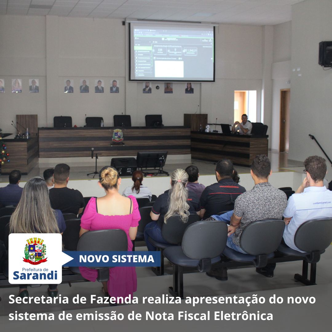Secretaria de Fazenda realiza apresentação do novo sistema de emissão de Nota Fiscal Eletrônica